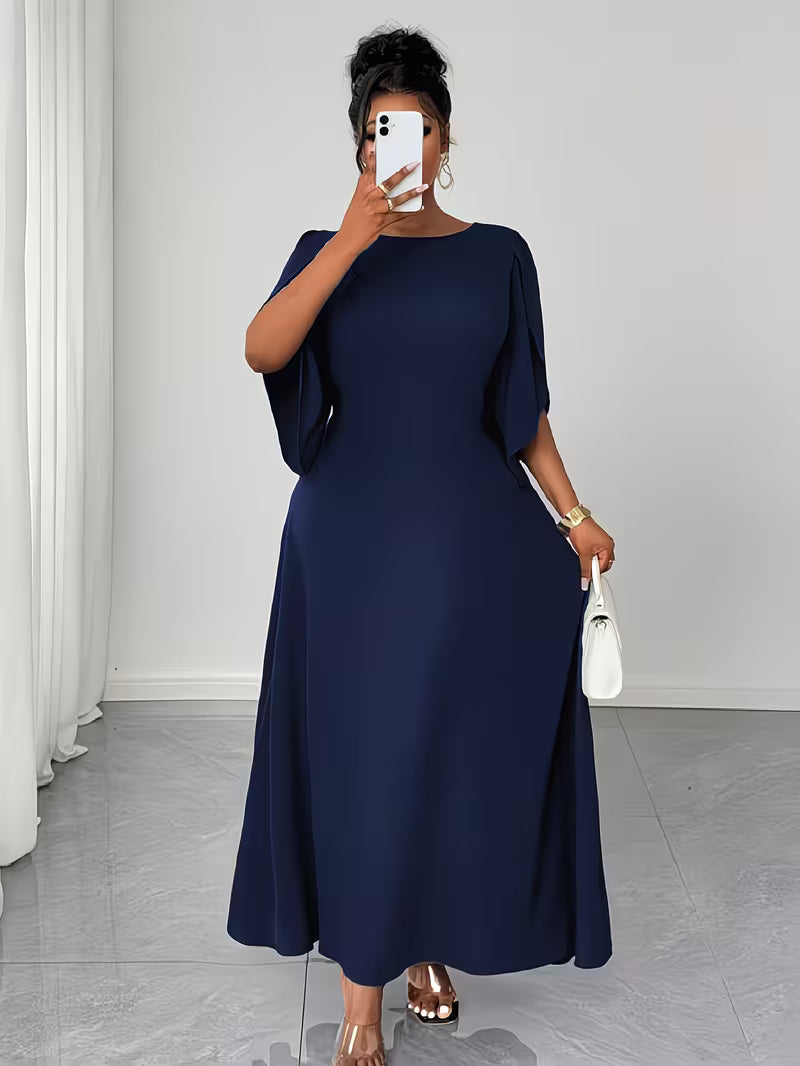 Elegant Plus Size Flared Dress for Women