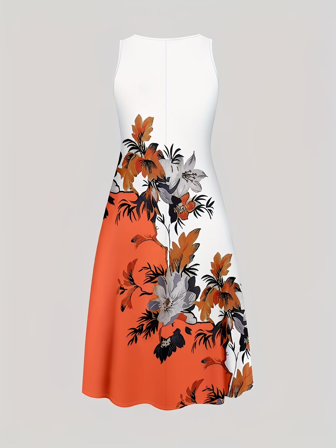 Floral Breeze Layered Dress Set with Jacket