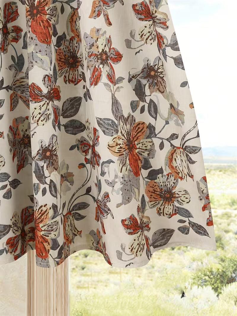Boho Breeze Vintage Top & Printed Skirt Set