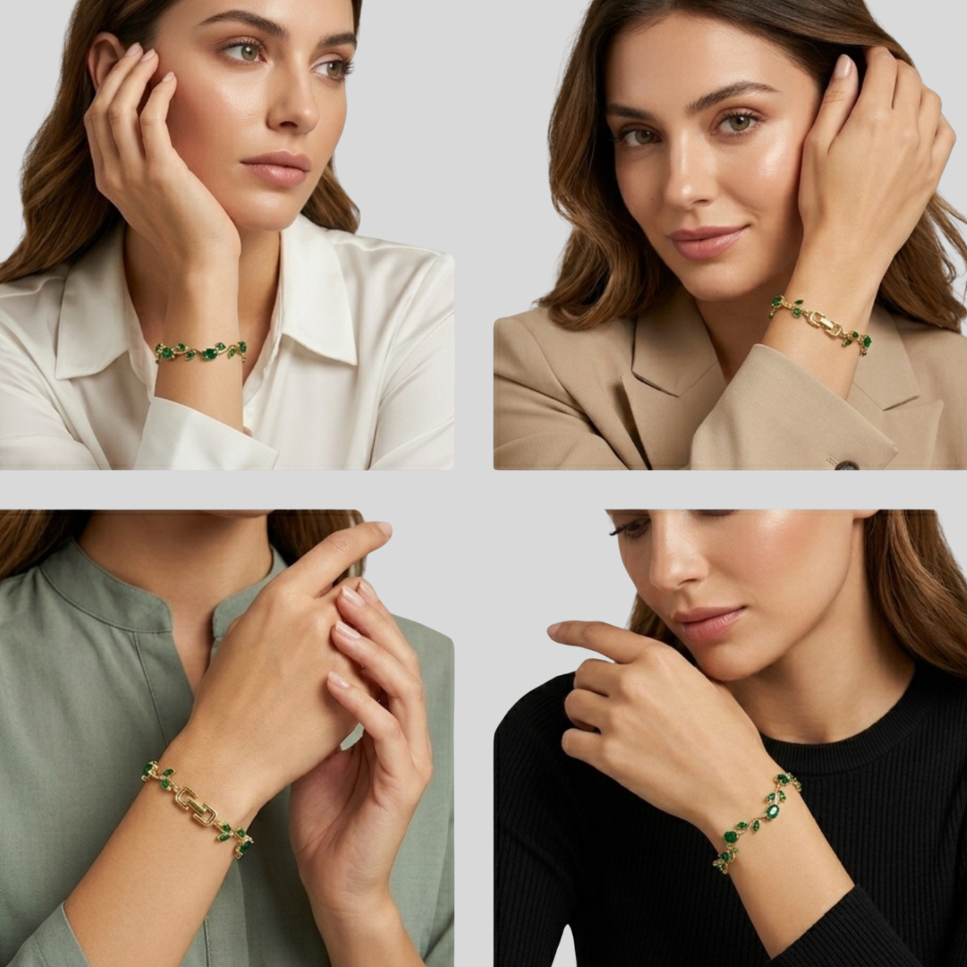 Green Tulip Bracelet