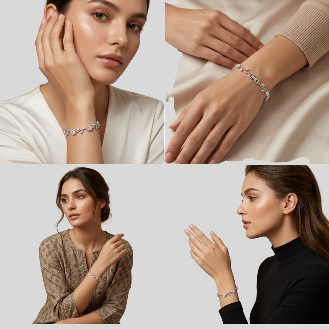Silver Tulip Bracelet