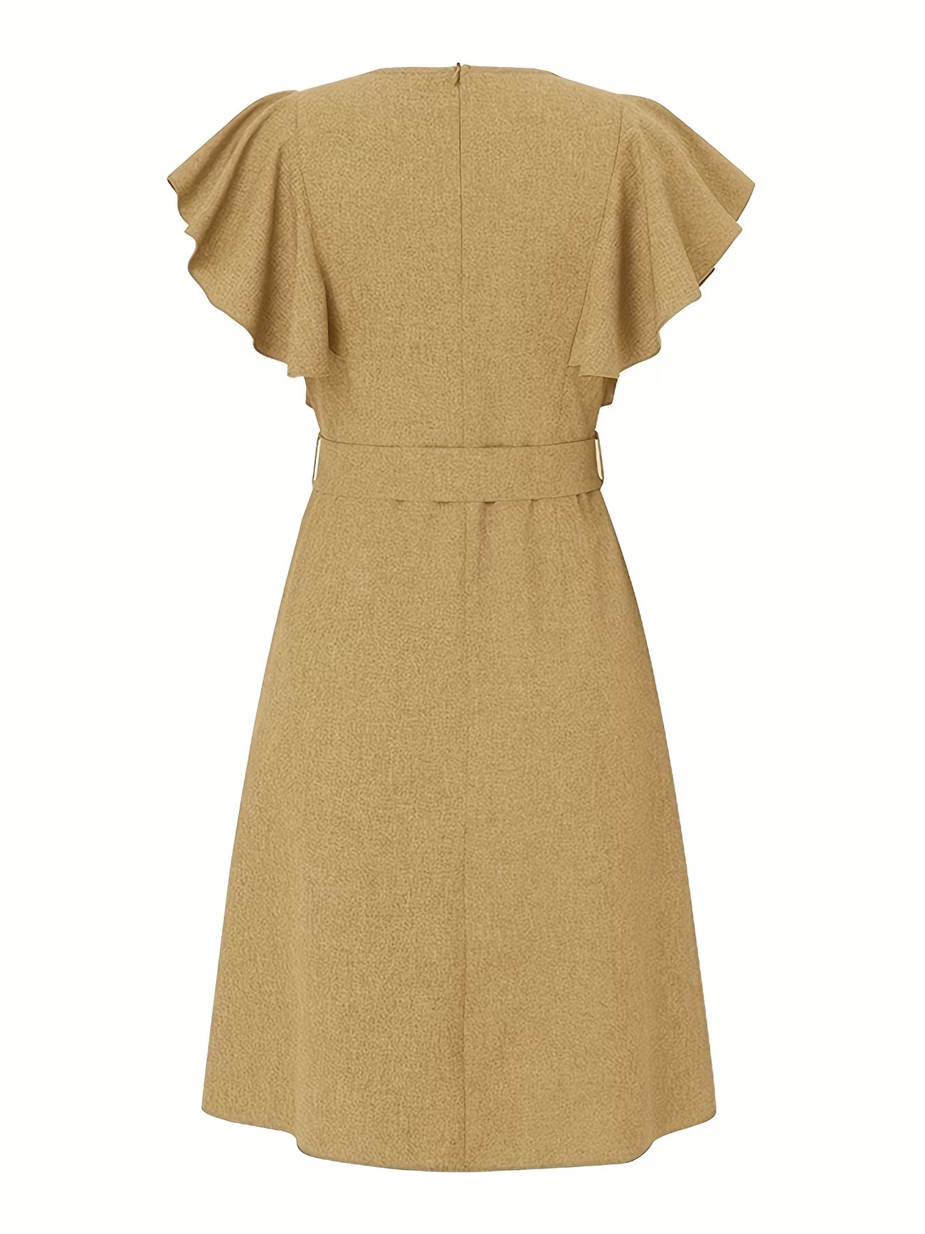 ZANZEA Women’s Square Neck Button Dress