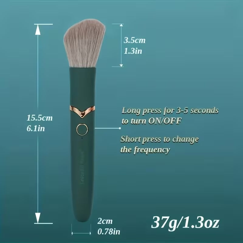 USB Rechargeable Personal Massager – Makeup Brush Style Mini Vibrator with Multi-Speed Vibration for Targeted Relaxation