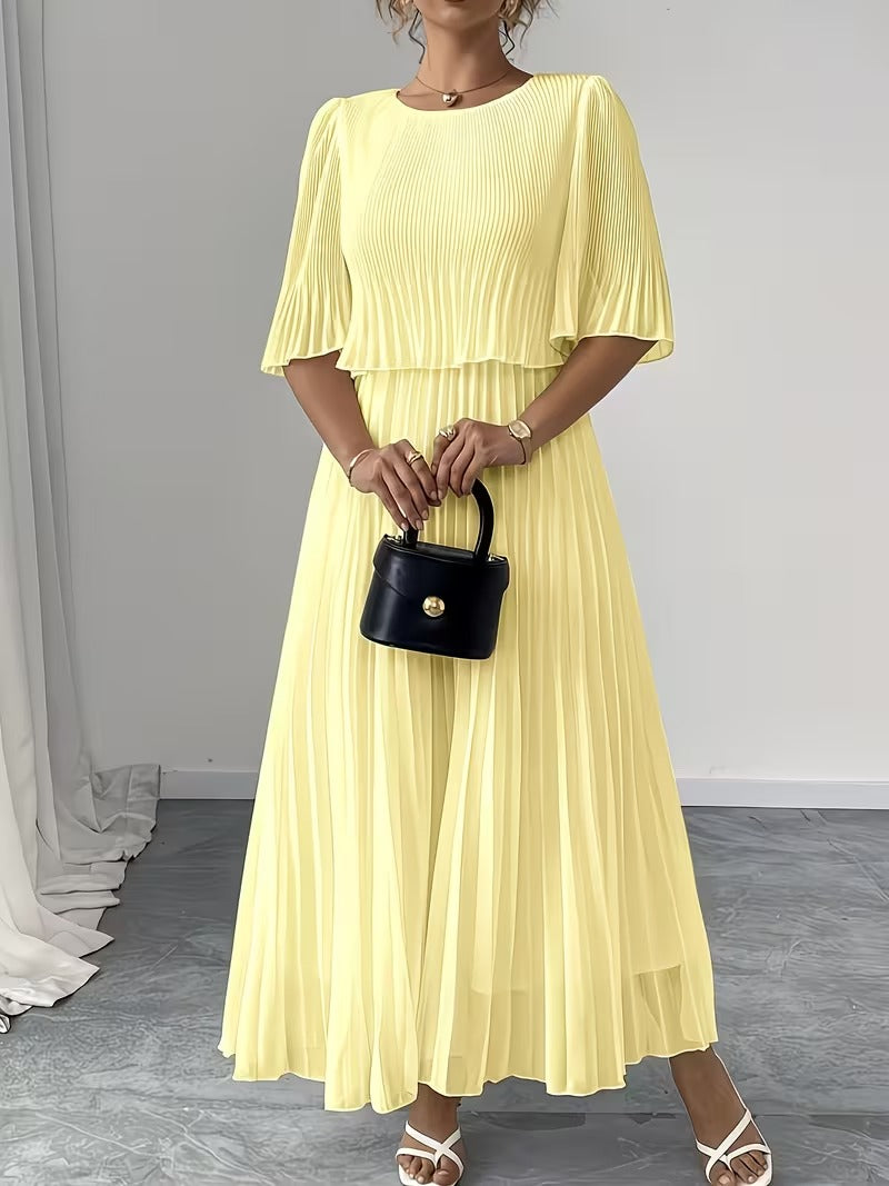 Effortless Style Plus Size Ruffle Dress for Elegant Occasions