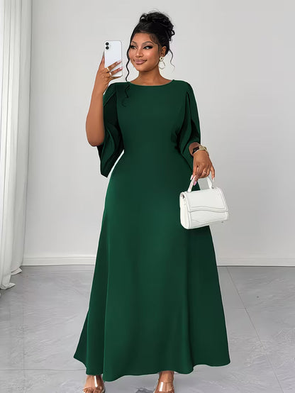 Elegant Plus Size Flared Dress for Women