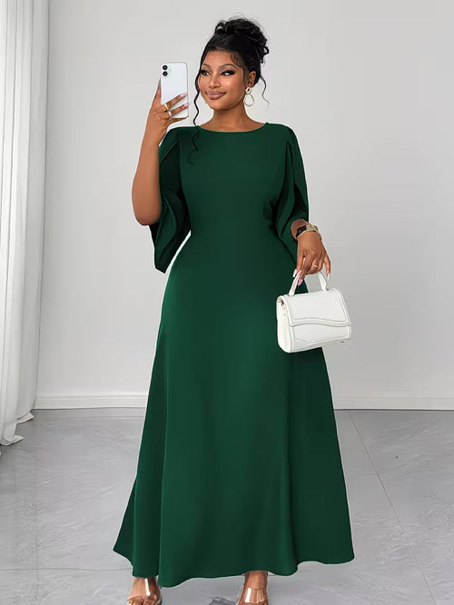 Elegant Plus Size Flared Dress for Women