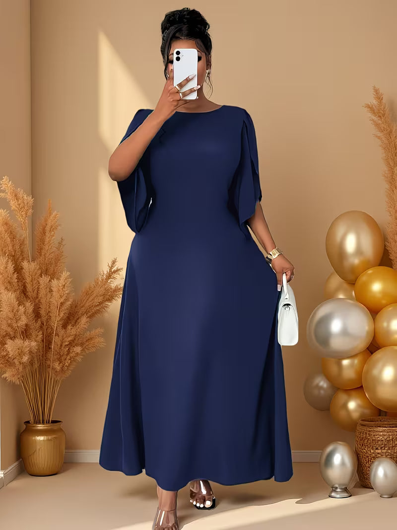 Elegant Plus Size Flared Dress for Women