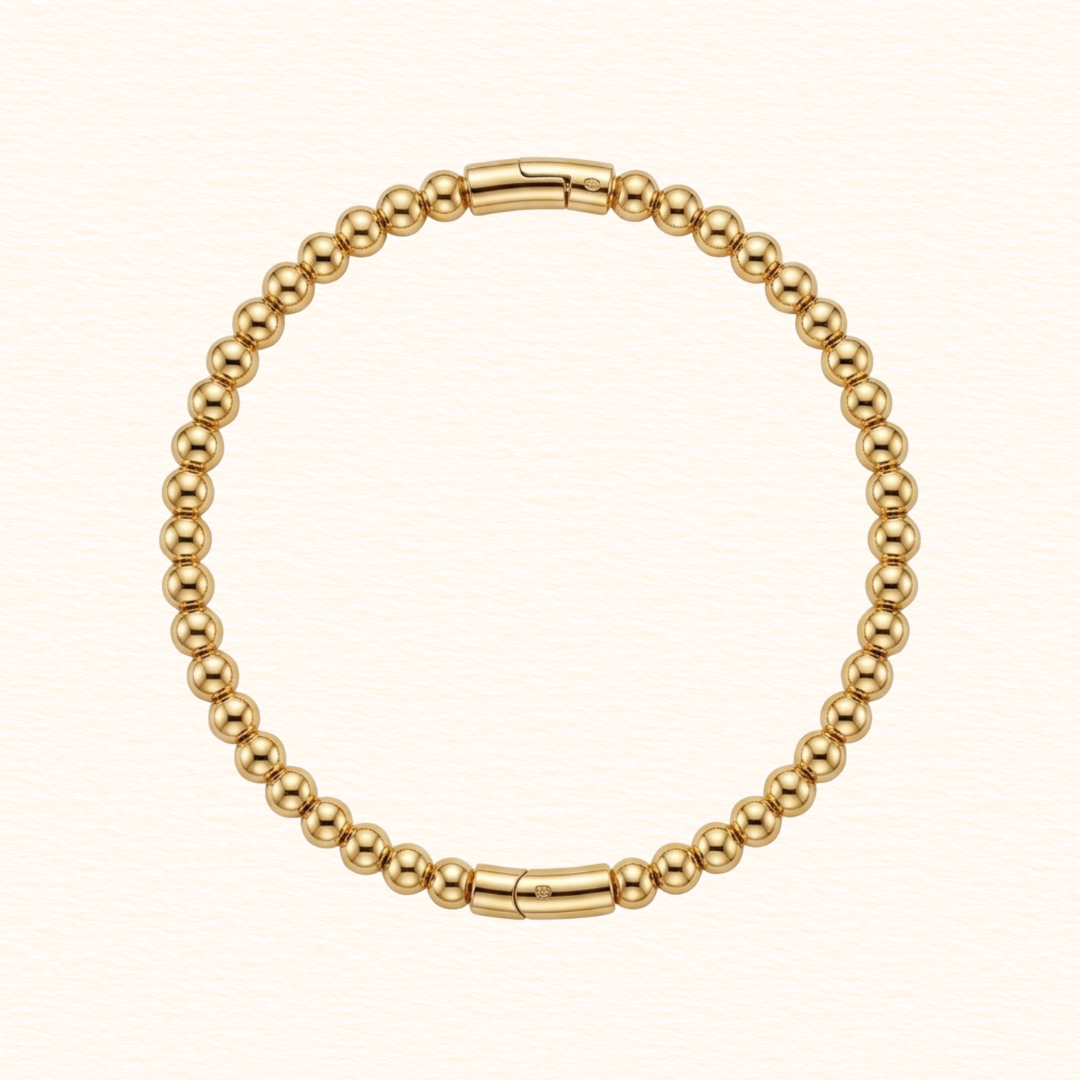 Tulip Gold Beaded Bracelet