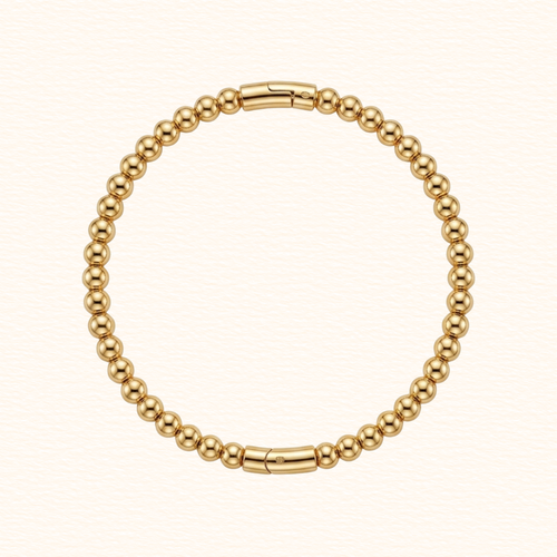 Tulip Gold Beaded Bracelet