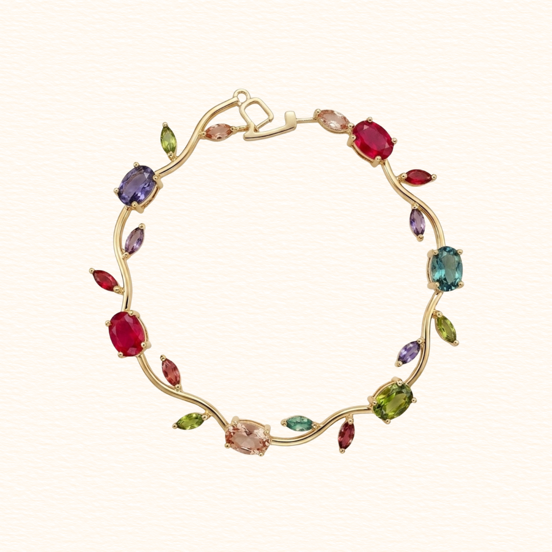 Multi Color Tulip Bracelet