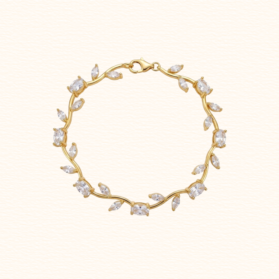 White Tulip Bracelet