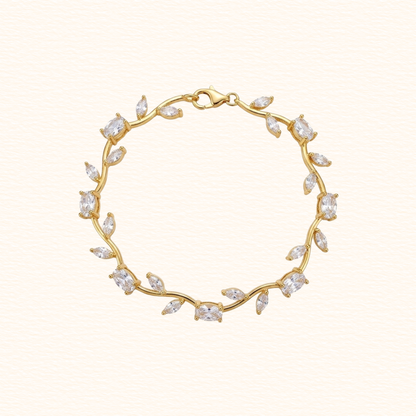 White Tulip Bracelet