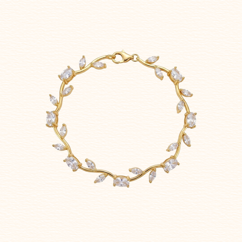 White Tulip Bracelet