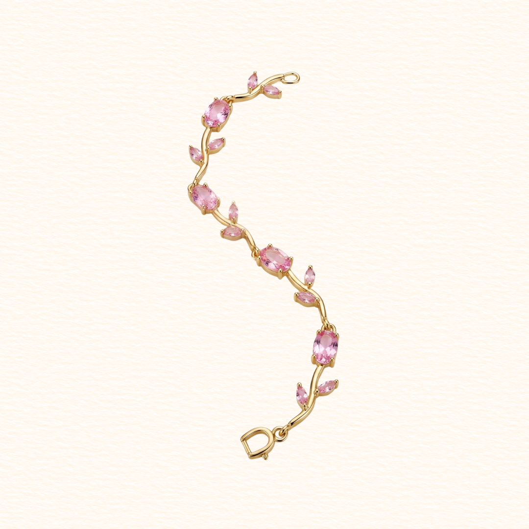 Pink Tulip Bracelet