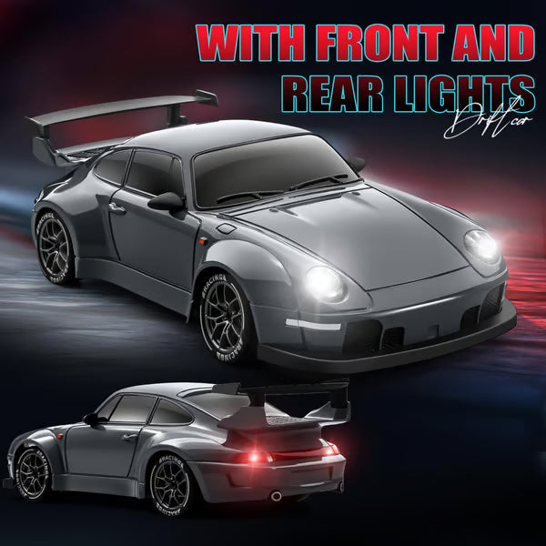 1:24 Scale 4WD RC Drift Car – 2.4GHz High-Speed 20KM/H Racing Car with LED Lights