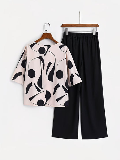 French Riviera Printed Co-Ord Set