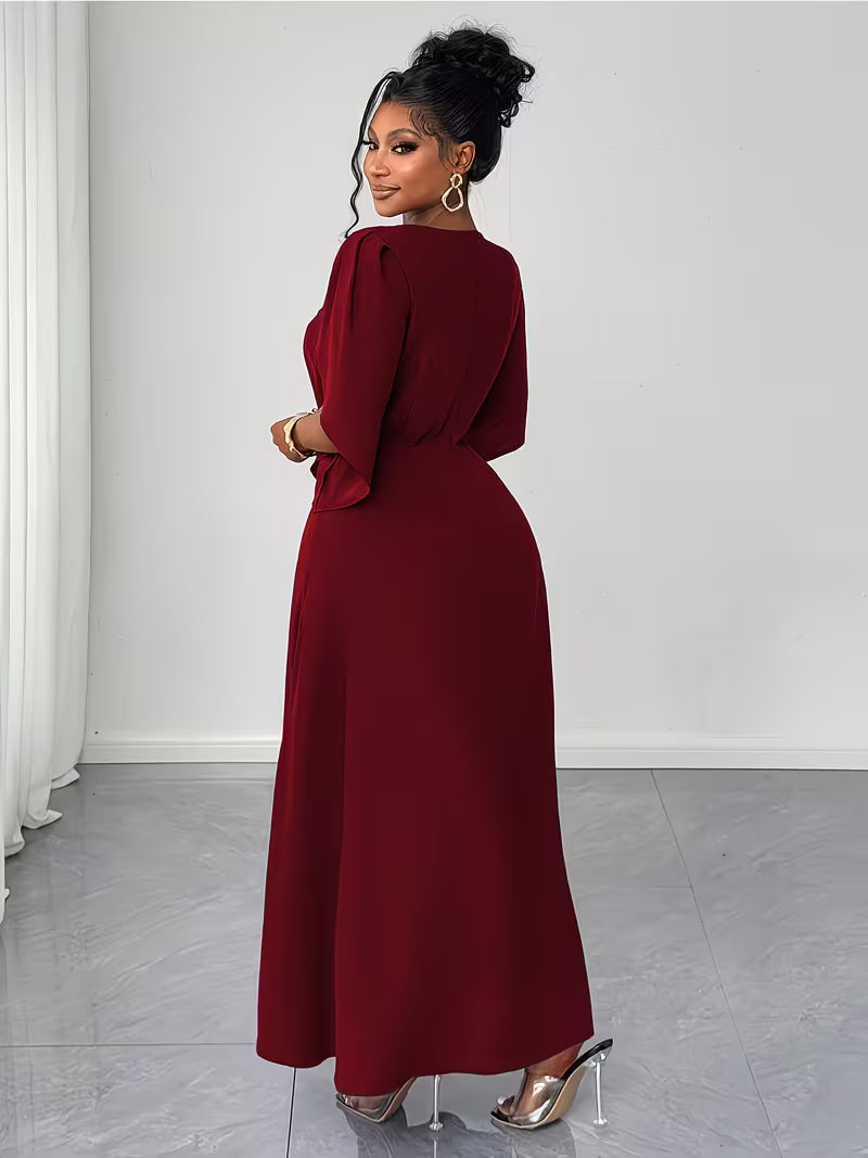 Elegant Plus Size Flared Dress for Women