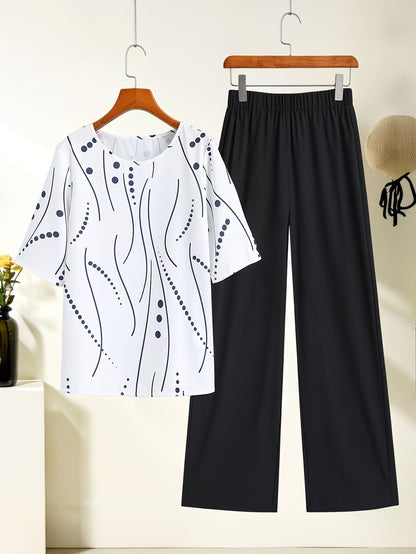 French Riviera Printed Co-Ord Set