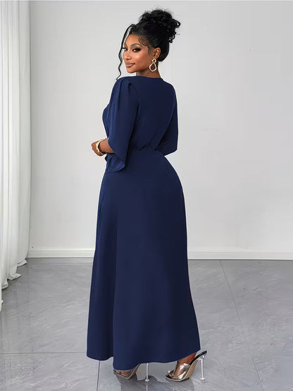 Elegant Plus Size Flared Dress for Women