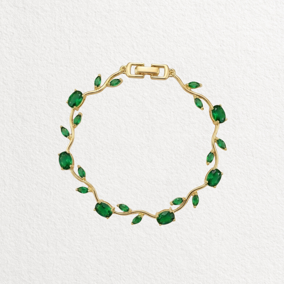 Green Tulip Bracelet