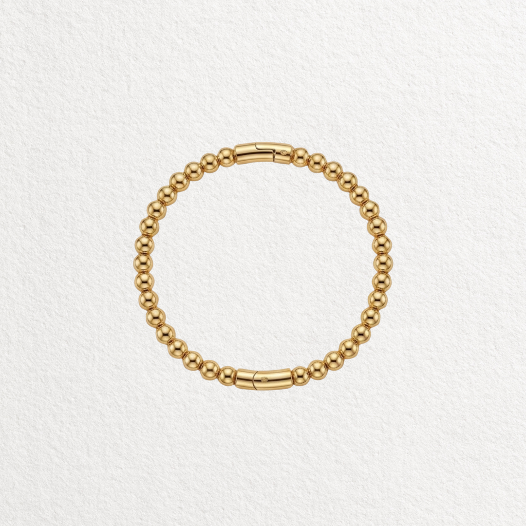 Tulip Gold Beaded Bracelet
