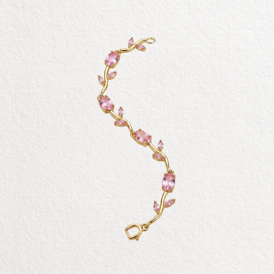 Pink Tulip Bracelet