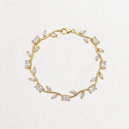 White Tulip Bracelet