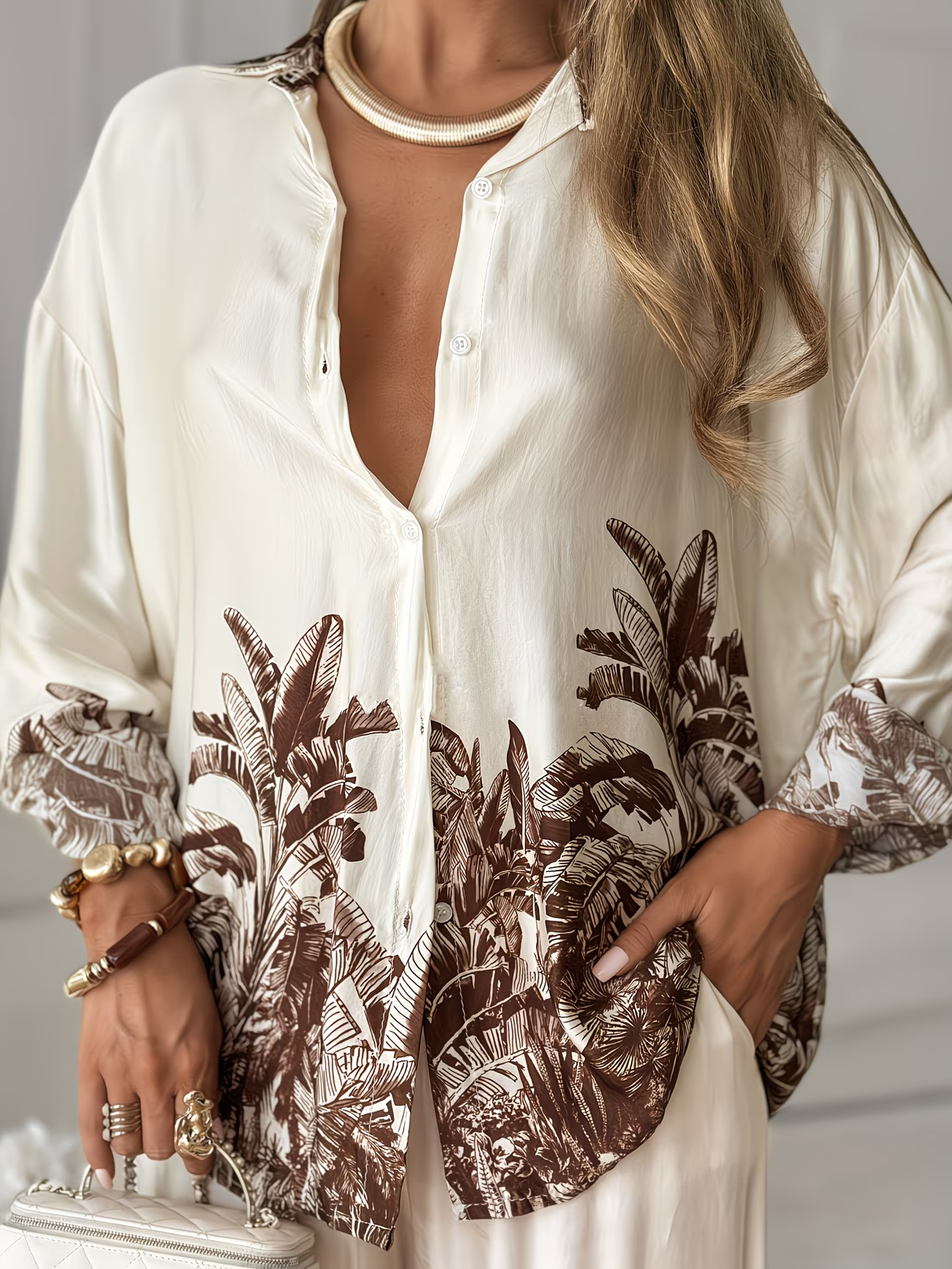 Urban Grace V-Neck Workwear Co-Ord
