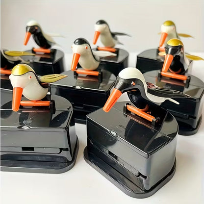 Cute Woodpecker Automatic Toothpick Dispenser
