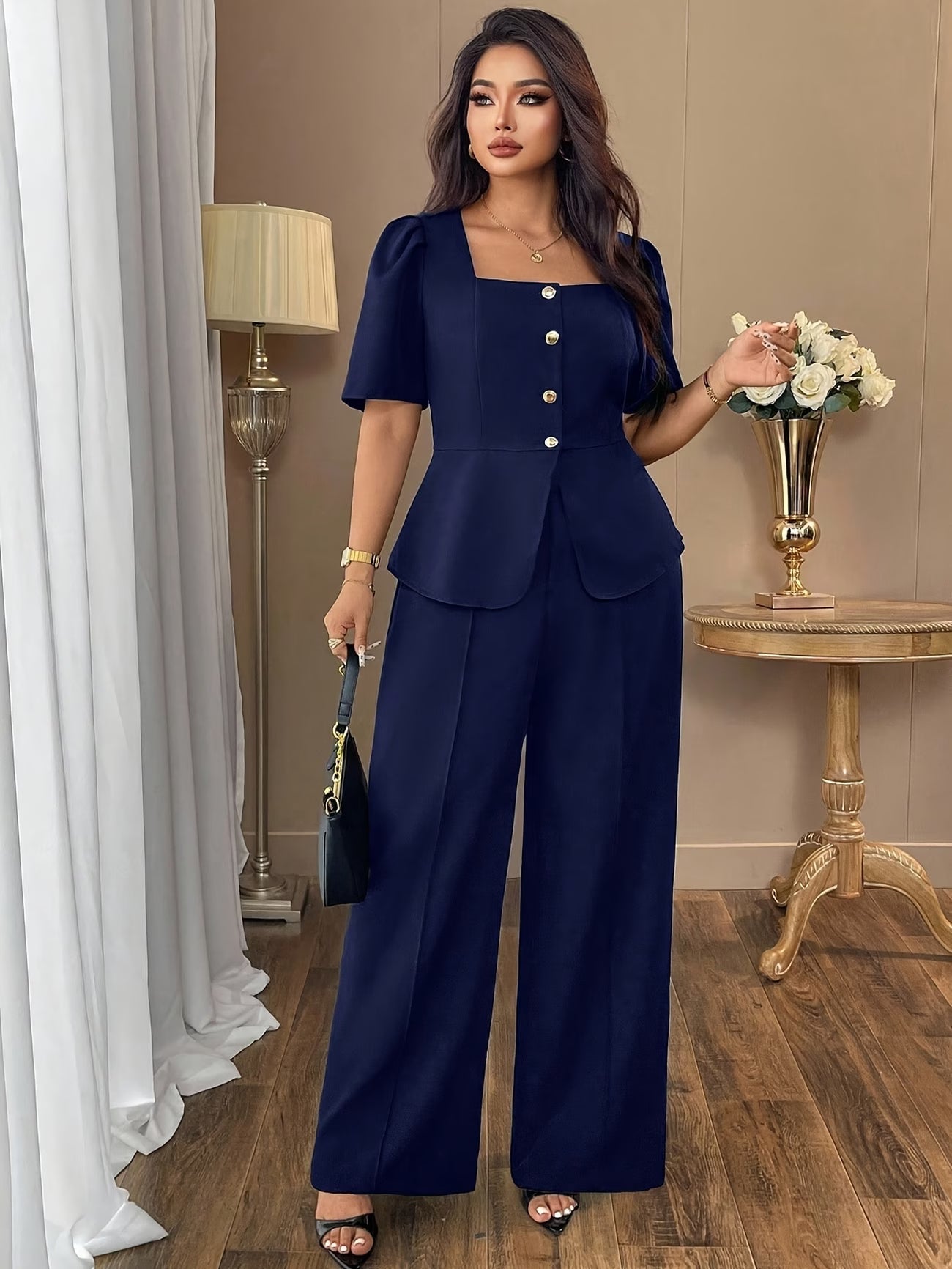 DAYSPlus Elegant Curve Workwear Co-Ord Set