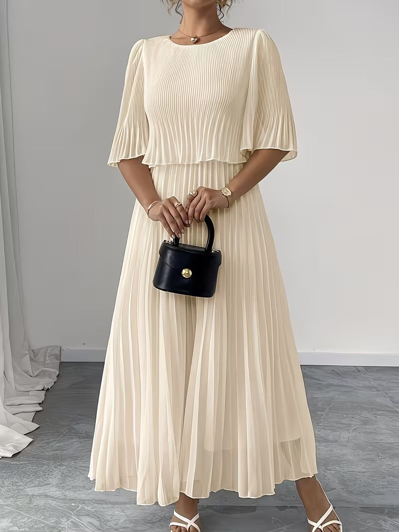 Effortless Style Plus Size Ruffle Dress for Elegant Occasions