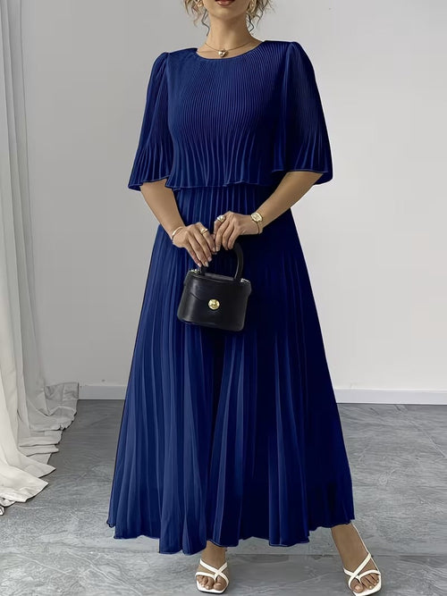 Effortless Style Plus Size Ruffle Dress for Elegant Occasions