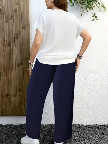 New Trend Co-Ord Set – Casual Tee & Printed Pants