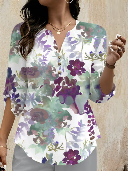 Premium Floral Two-Piece Set for Women