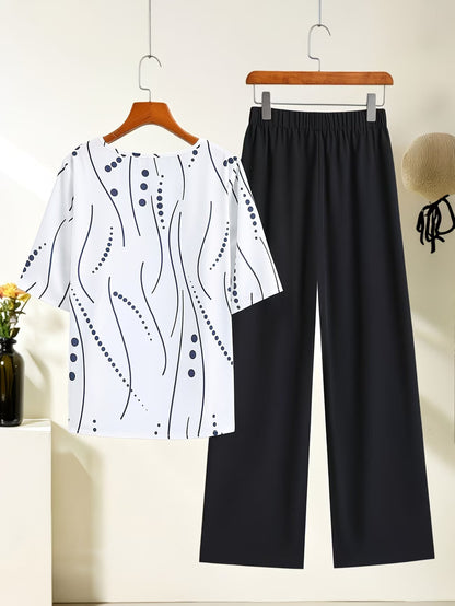 French Riviera Printed Co-Ord Set