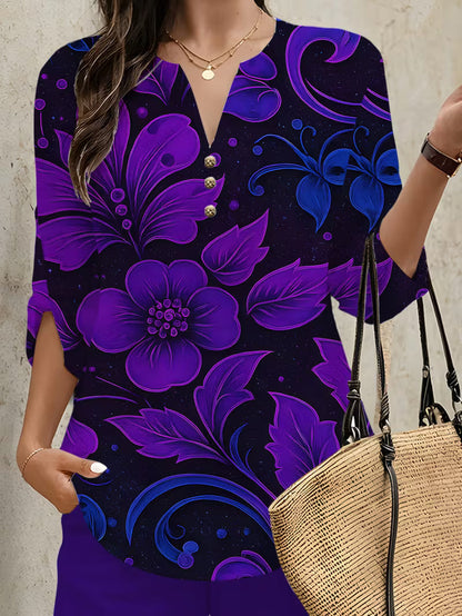 Premium Floral Two-Piece Set for Women