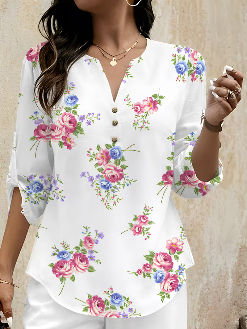 Premium Floral Two-Piece Set for Women