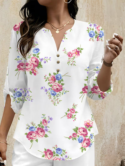 Premium Floral Two-Piece Set for Women