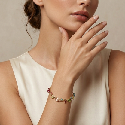 Multi Color Tulip Bracelet