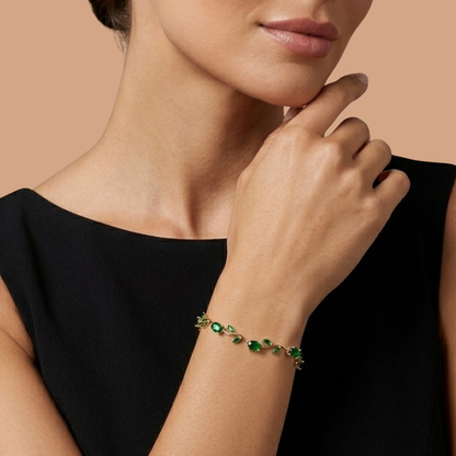 Green Tulip Bracelet