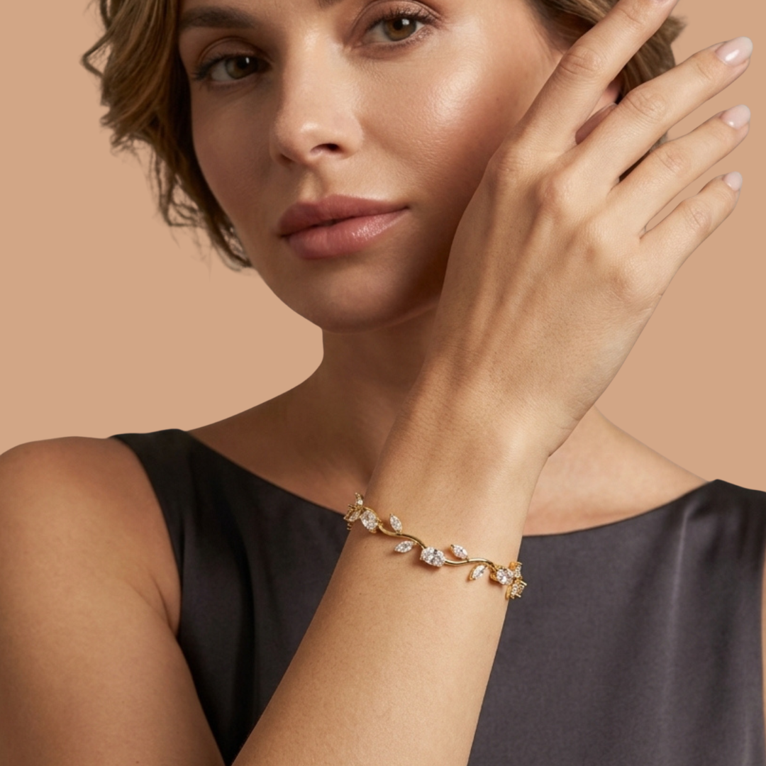 White Tulip Bracelet
