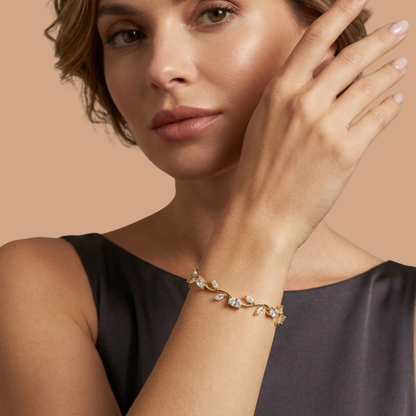 White Tulip Bracelet
