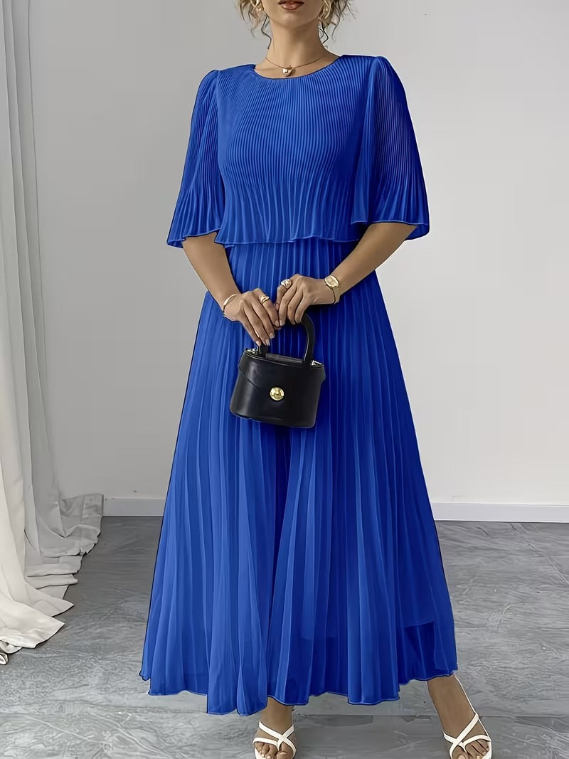 Effortless Style Plus Size Ruffle Dress for Elegant Occasions