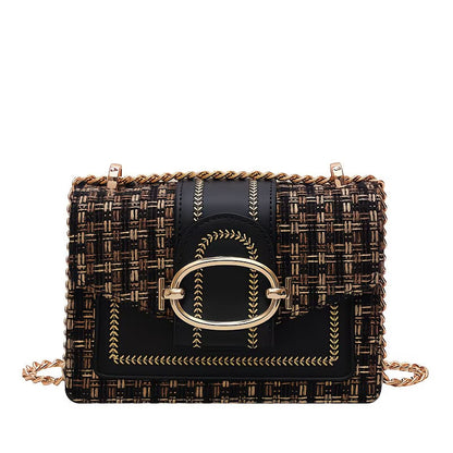 Trendy PU Leather Crossbody Bag – Lightweight Square Design with Spacious Interior