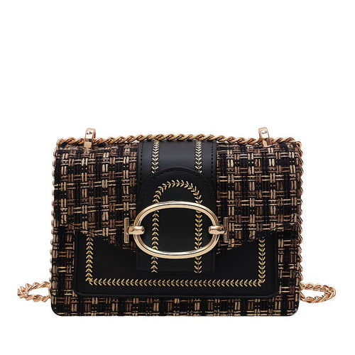 Trendy PU Leather Crossbody Bag – Lightweight Square Design with Spacious Interior