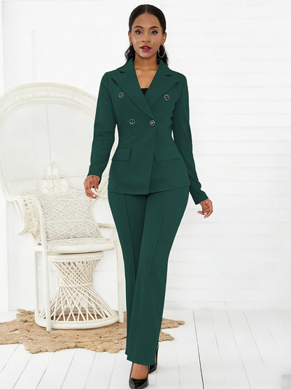 DAYSNew Elite Double-Breasted Suit Co-Ord Set