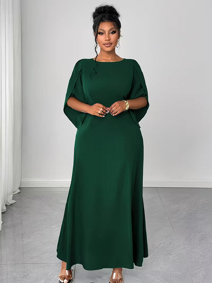 Elegant Plus Size Flared Dress for Women