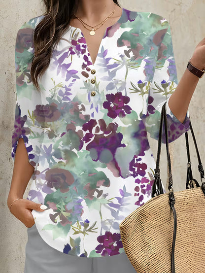 Premium Floral Two-Piece Set for Women