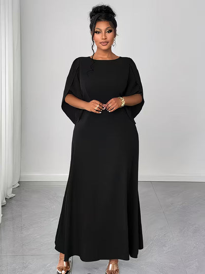 Elegant Plus Size Flared Dress for Women
