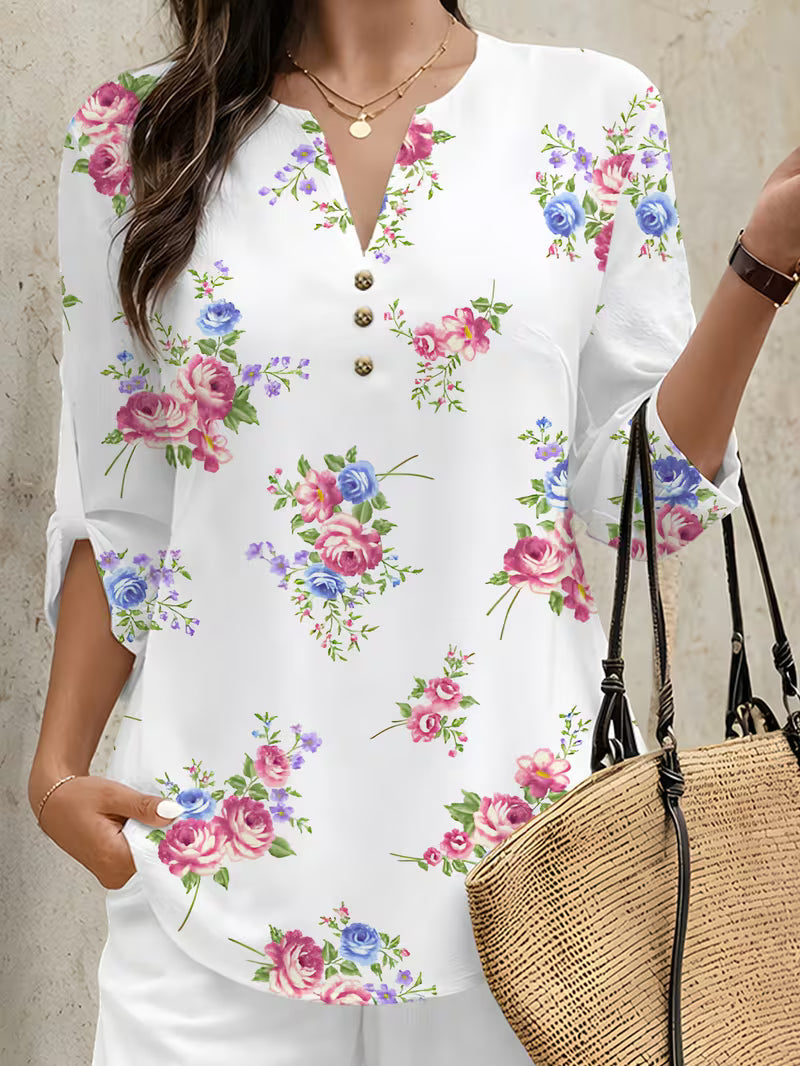 Premium Floral Two-Piece Set for Women